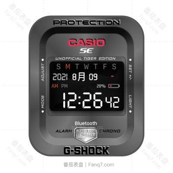 卡西欧casio灰色简约复古表盘.clock