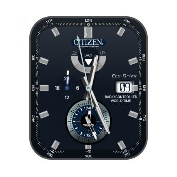 CitizenBlueDual靛蓝色机械表盘.clock