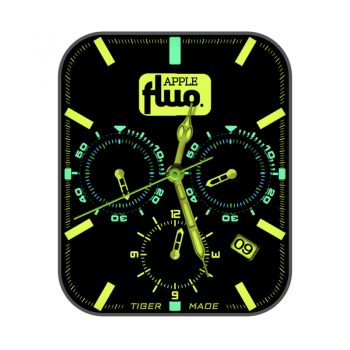 APPLE苹果手表炫酷黄黑表盘.clock