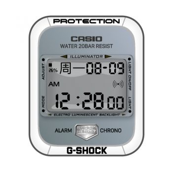 卡西欧casio白圈冷淡蓝简约复古表盘.clock