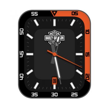 HarleyMotorsport哈雷黑橙炫酷表盘.clock