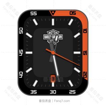 HarleyMotorsport哈雷黑橙炫酷表盘.clock
