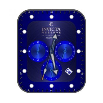 invicta英他氟蓝色表盘.clock