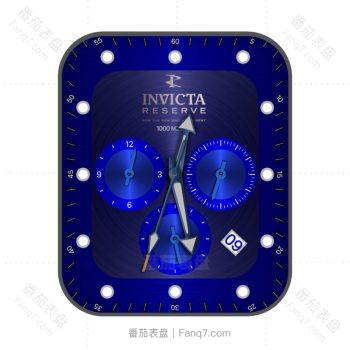 invicta英他氟蓝色表盘.clock