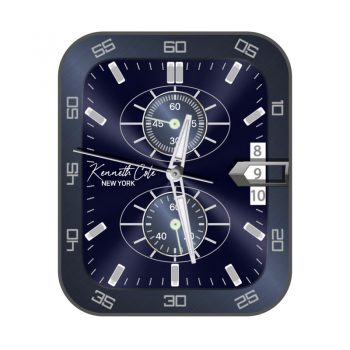 Kenneth Cole凯尼斯·柯尔高贵靛蓝色机械表盘.clock