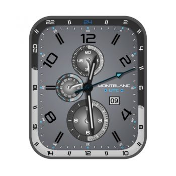 Montblanc万宝龙高级灰机械表盘.clock