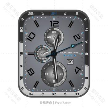 Montblanc万宝龙高级灰机械表盘.clock