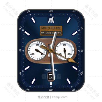 MotoKoure摩托罗拉蓝色机械表盘.clock