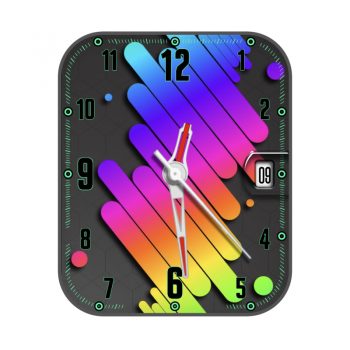 Multicolor炫酷艺术五彩表盘.clock