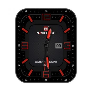 NaviforceBR领翔黑红炫酷机械表盘.clock