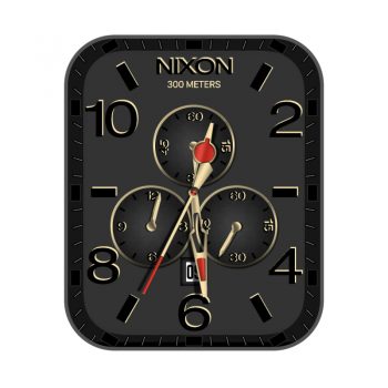 NixonGold尼克松黑金机械表盘.clock