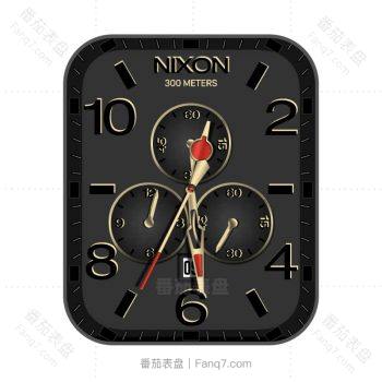 NixonGold尼克松黑金机械表盘.clock