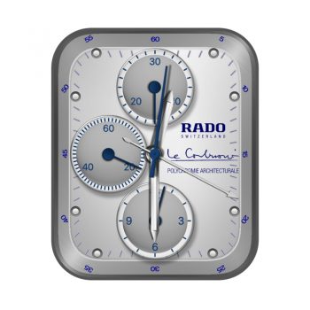 Rado雷达珍珠灰白手表.clock