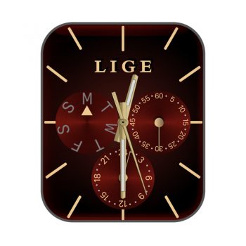 RedLige利格黑红机械手表.clock