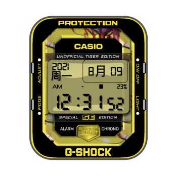 卡西欧casio黑金复古高级表盘.clock