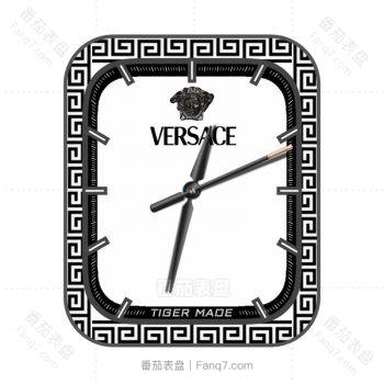 Versace范思哲黑白印花高级机械表盘.clock