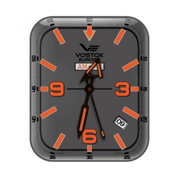 Vostok俄罗斯东方牌灰红表盘.clock