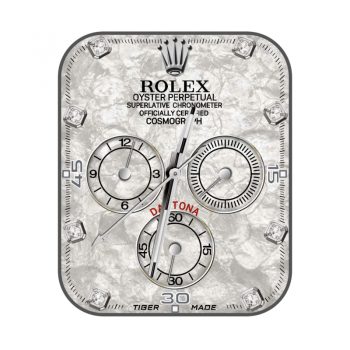 劳力士ROLEX白色镶钻个性潮流表盘.clock