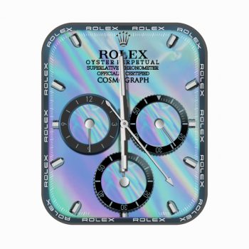 劳力士ROLEX炫酷蓝雷辐射个性潮流表盘.clock