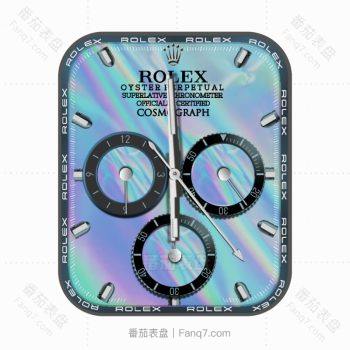 劳力士ROLEX炫酷蓝雷辐射个性潮流表盘.clock