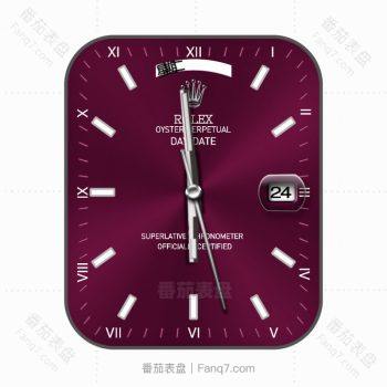 劳力士ROLEX个性玫红色表盘.clock