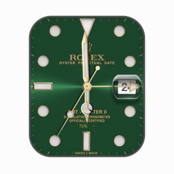 劳力士ROLEX绿水鬼个性潮流表盘.clock