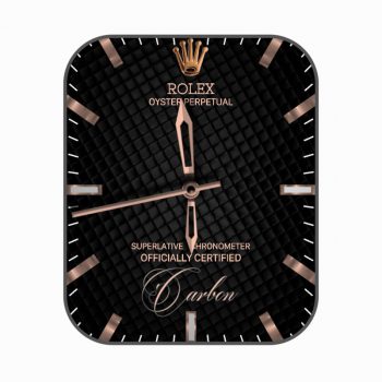 劳力士ROLEX炫酷方格玫瑰黑金个性潮流表盘.clock