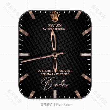 劳力士ROLEX炫酷方格玫瑰黑金个性潮流表盘.clock