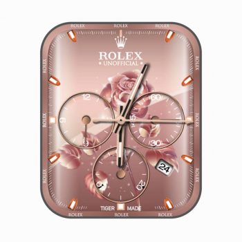 劳力士ROLEX少女玫瑰粉光面个性潮流表盘.clock