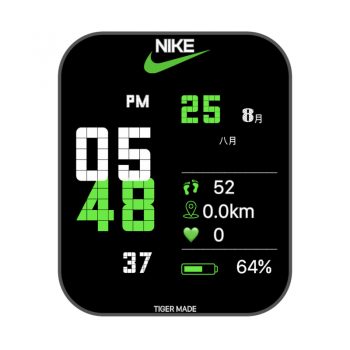 Nike耐克个性黑底简约表盘.clock
