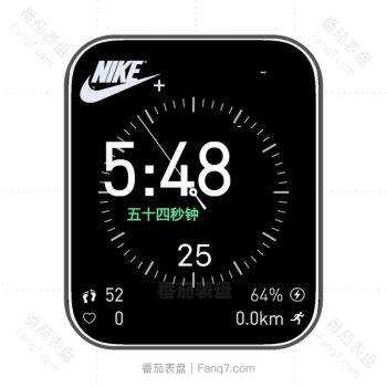 Nike耐克简约黑白表盘.clock