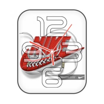Nike耐克篮球小子白色卡通动漫表盘.clock