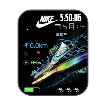 Nike耐克炫酷风黑色设计风表盘.clock