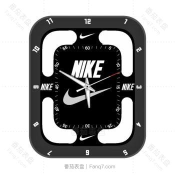 Nike耐克黑白机械表盘.clock