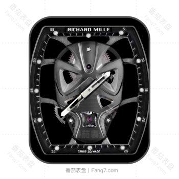 理查德米尔RICHARD MILLE毒液骷髅头RM52-06 限量版面具陀飞轮表盘.clock