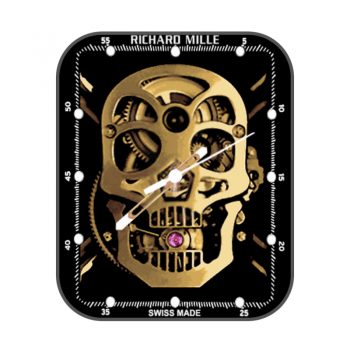 理查德米尔RICHARD MILLE男士系列RM 52-01价值568万骷髅头表盘.clock
