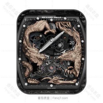 理查德米尔RICHARD MILLE凤凰与龙价值675万龙凤RM57-1表盘.clock