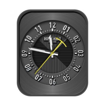 爱马仕Hermes灰色圆盘表盘.clock