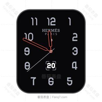 爱马仕Hermes罗马数字表盘.clock