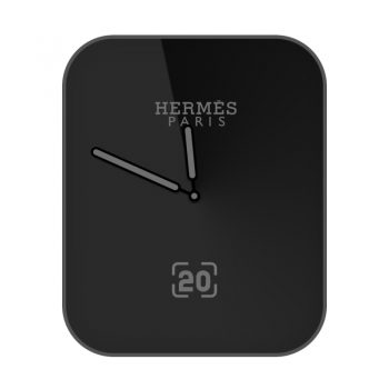 爱马仕Hermes黑色简约渐变表盘.clock