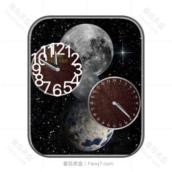 爱马仕Hermes宇宙月球地球星空表盘.clock