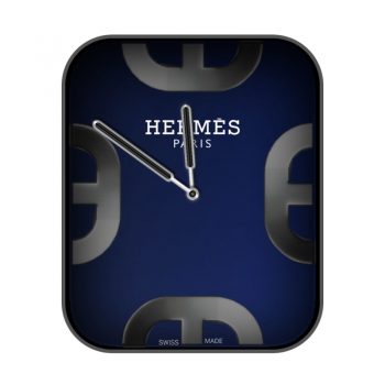 爱马仕Hermes蓝色渐变罗马大字表盘.clock