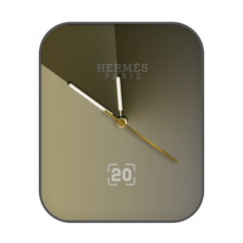 爱马仕Hermes浅黄色渐变表盘.clock