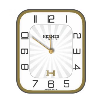 爱马仕Hermes珍珠白简约表盘.clock