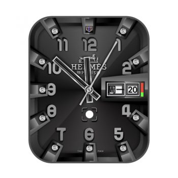 爱马仕Hermes高级灰机械表盘.clock