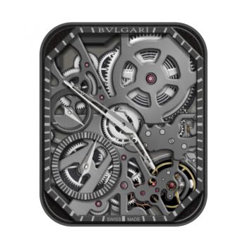 BVLGARI宝格丽灰色机械动图炫酷表盘.clock