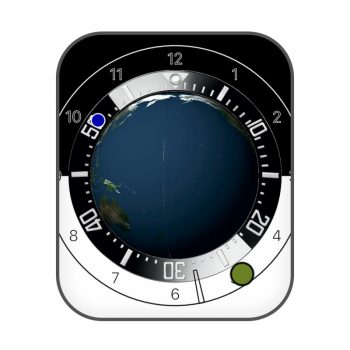 Earth地球旋转运动表盘.clock