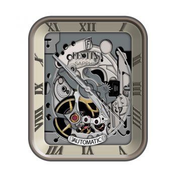 Festina飞士天炫酷动态机械表盘.clock