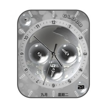 Gloob月球动态旋转表盘.clock