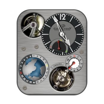 Greubel Forsey高珀富斯地球仪高级灰机械动态表盘.clock